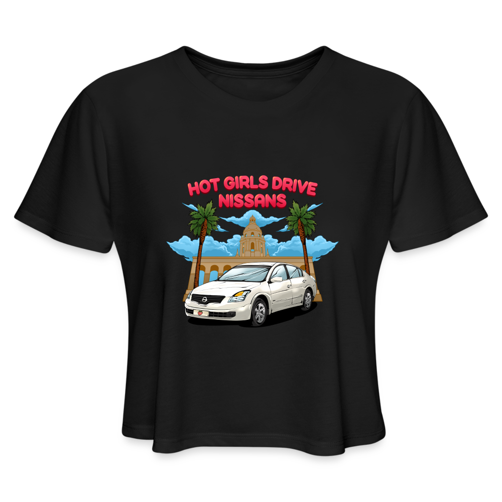 Hot Girls Drive Nissans - black