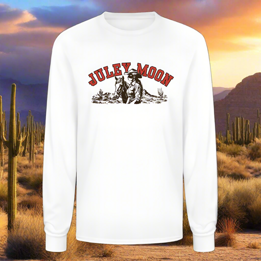 Desert Babe Champion Unisex Long Sleeve T-Shirt - white