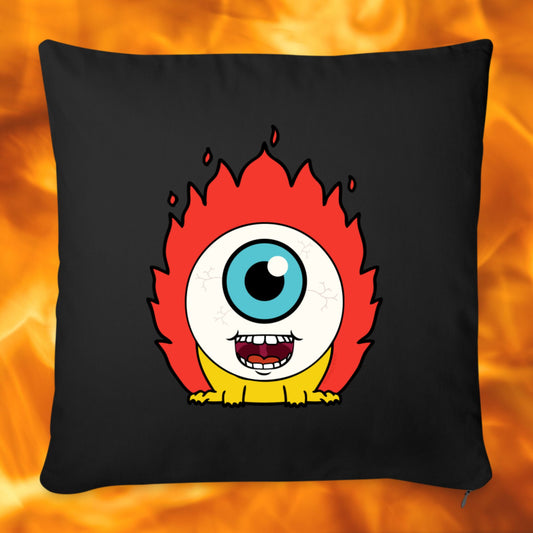 Flamin' Tom Throw Pillow Cover 18” x 18”