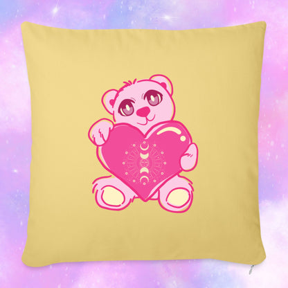 Moonbear Throw Pillow Cover 18” x 18”