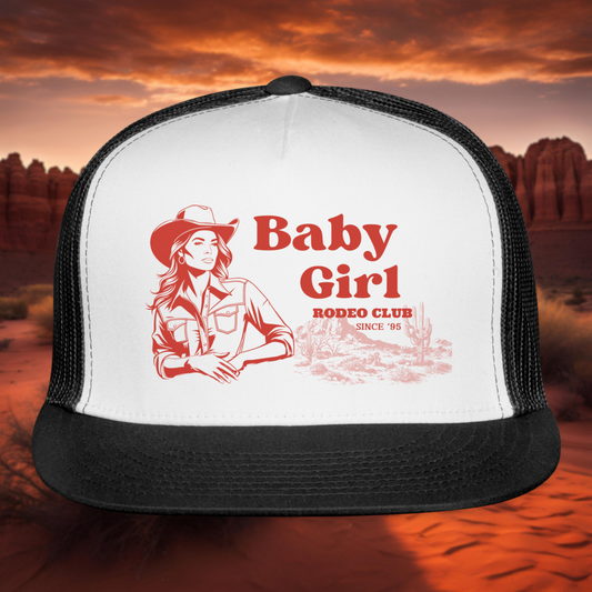 Baby Girl Rodeo Club Trucker Hat